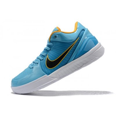 Nike Erkek Zoom Kobe 4 Protro Mavi / Sarı / Siyah Basketbol Ayakkabısı Türkiye - PF924GAC